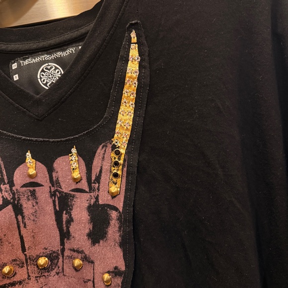 The Saints Synphony Dark Black Dream On T - Size 2XL - Picture 6 of 7